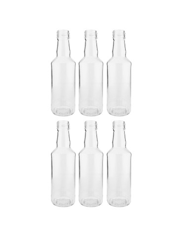 Butelki 200 ml na sok nalewkę syrop tradycyjne fi28 6szt BEZ NAKRETEK - produkt 2