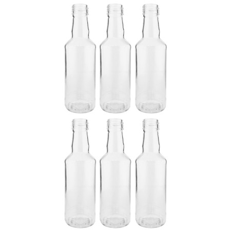 Butelki 200 ml na sok nalewkę syrop tradycyjne fi28 6szt BEZ NAKRETEK