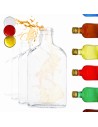 Butelki 200 ml piersiówki kieszonkowe na sok nalewki fi28 60szt NAKRĘTKI