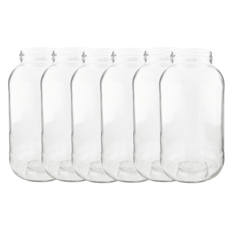 Słoiki 2000ml 2l na ogórki soki suszone grzyby nalewki 6sztuk 82mm PZH