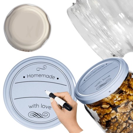 Zakrętka do słoika dekiel pokrywka nakrętka wieczko wieko 82mm 1 szt WZÓR D