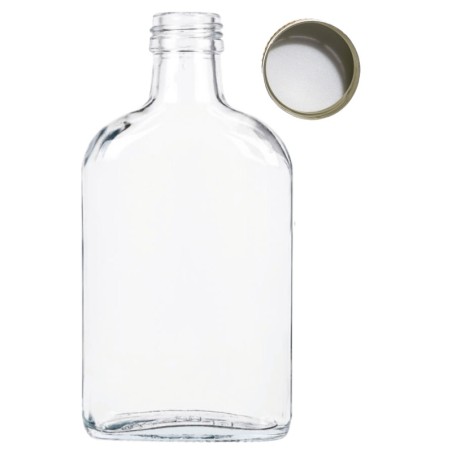 Butelka 200 ml piersiówka kieszonkowa na sok nalewki fi28 1szt NAKRĘTKA PZH