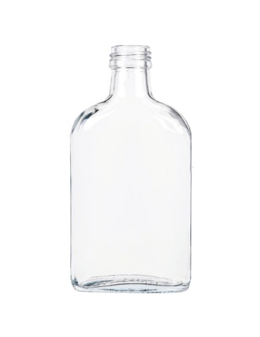 Butelka 200 ml piersiówka kieszonkowa sok nalewki fi28 1szt BEZ NAKRETKI - produkt 2