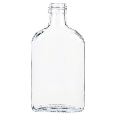 Butelka 200 ml piersiówka kieszonkowa sok nalewki fi28 1szt BEZ NAKRETKI