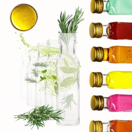 Butelki 100 ml maraski kwadratowe soki na olej oliwę fi31 100szt NAKRĘTKI