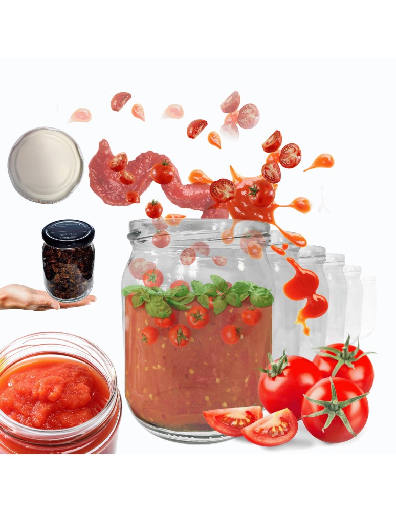 Słoiki - Słoiki 540ml słoiki na pasztet dżem kompot grzybki zaprawy 60szt. 82mm - produkt MODO24.PL 1