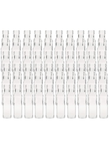 Butelki 100ml maraski kwadratowe soki na olej oliwę fi31 60szt BEZ NAKRETEK - produkt 2