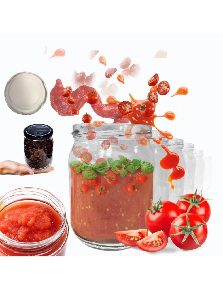 Słoiki - Słoiki 540ml słoiki na pasztet dżem kompot grzybki zaprawy 10szt. 82mm - produkt MODO24.PL 1