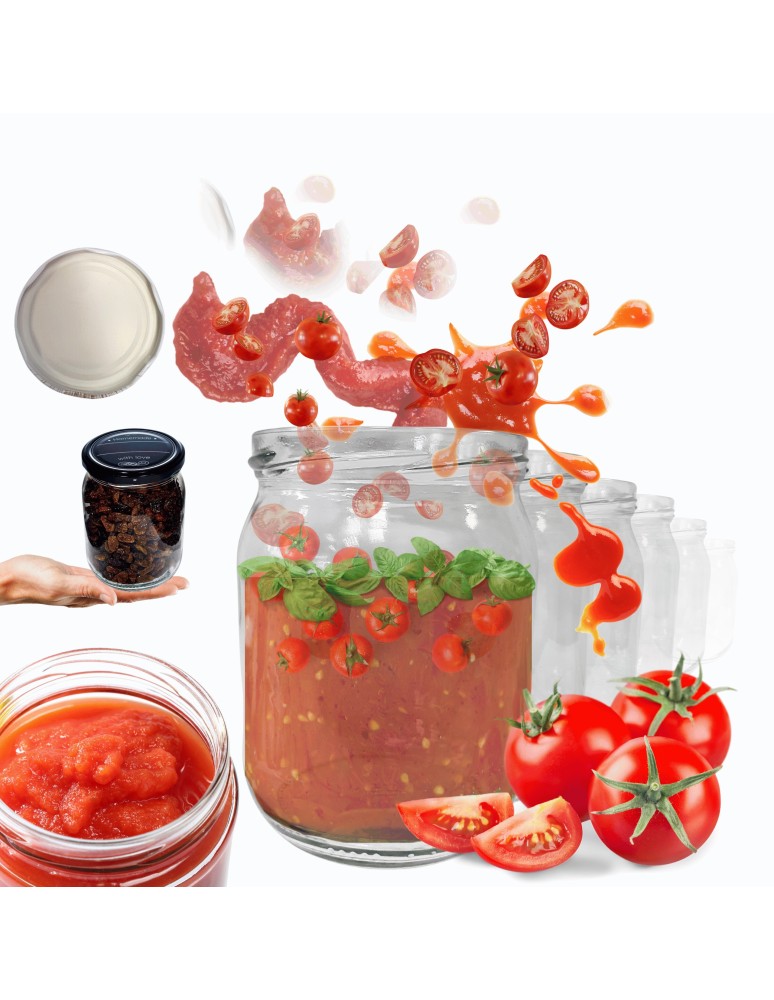 Słoiki - Słoiki 540ml słoiki na pasztet dżem kompot grzybki zaprawy 6szt. 82mmmm - produkt MODO24.PL 1