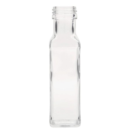 Butelka 100 ml maraska kwadratowa soki sok na olej fi31 1szt BEZ NAKRETKI