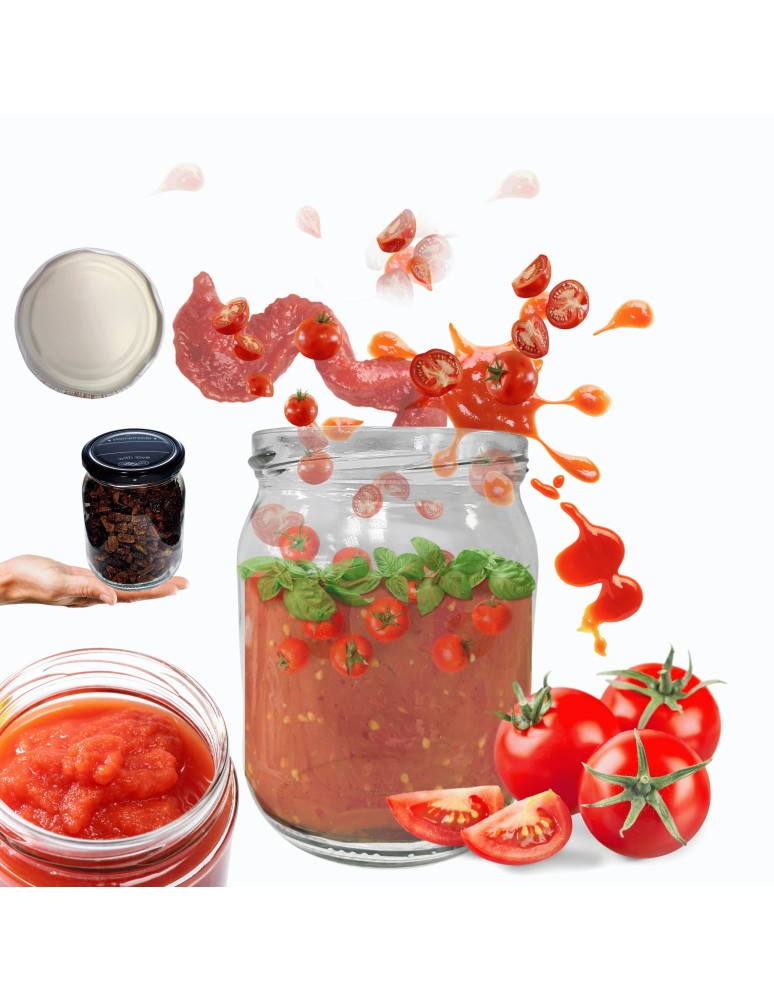 Słoiki - Słoik 540ml słoik na pasztet dżem kompot grzybki zaprawy 1szt. 82mm PZH - produkt MODO24.PL 1