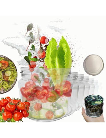 Słoiki 330ml słoiczki na dżem przyprawy grzybki konfitury 30szt. 82mm PZH