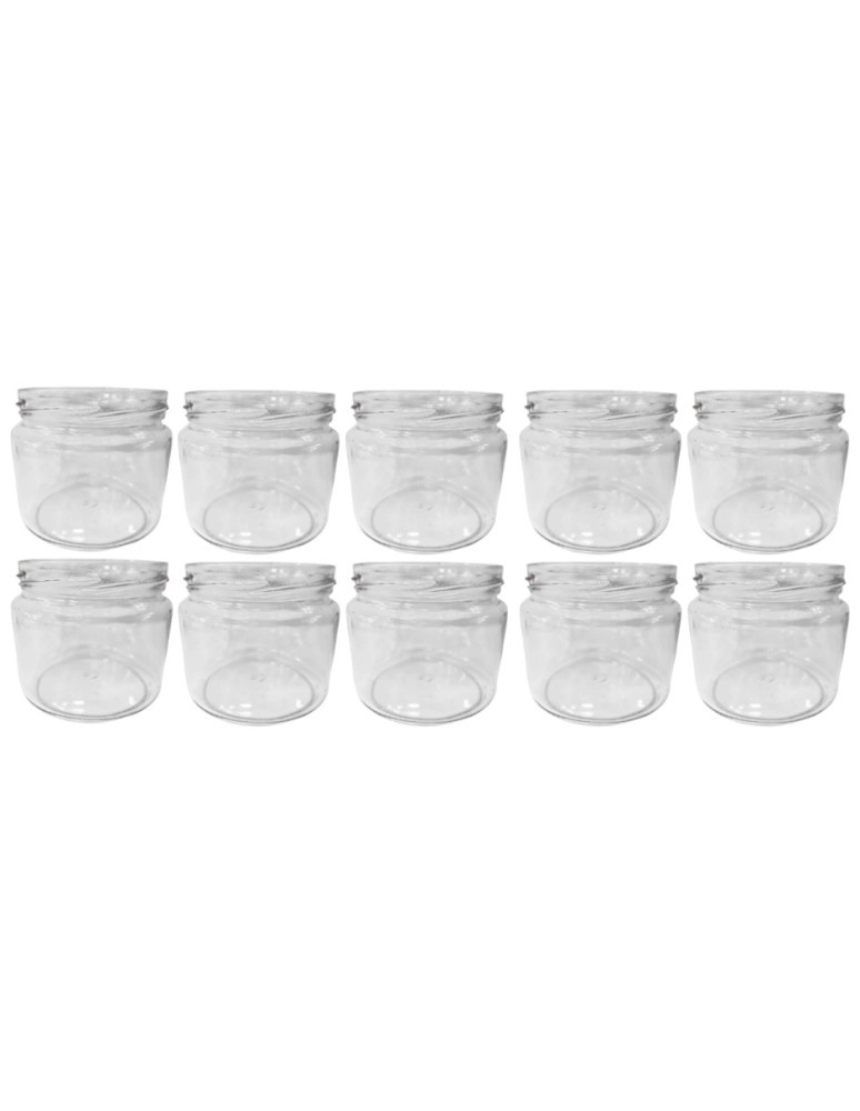 Słoiki - Słoiki 330ml słoiczki na dżem przyprawy grzybki konfitury 10szt. 82mm PZH - product MODO24.PL 2