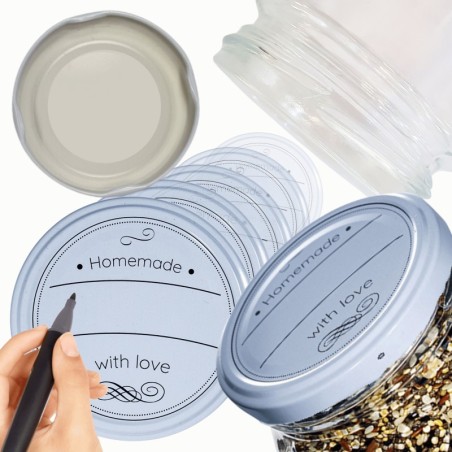 Zakrętki do słoików dekielki pokrywki nakrętki wieczka  66mm 6 szt WZÓR D