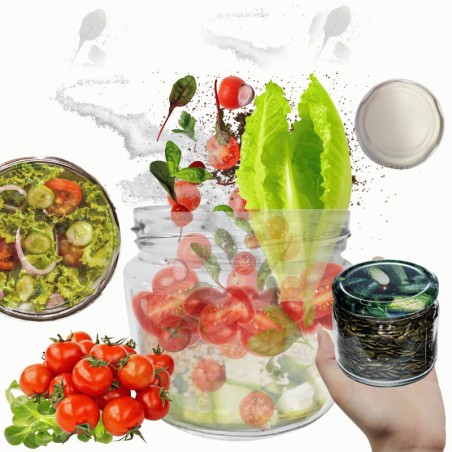 Słoik 330ml słoiczki na dżem przyprawy grzybki konfitury 1szt. 82mm PZH