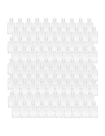 Butelki 100ml piersiówki kieszonkowe sok nalewki fi28 100szt BEZ NAKRETEK - produkt 2