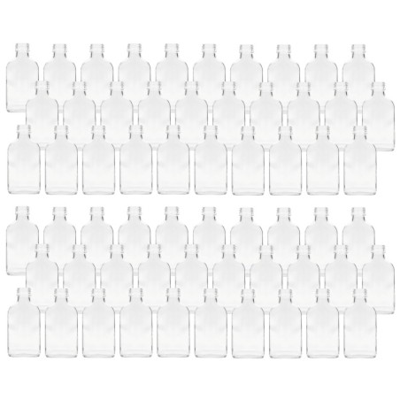 Butelki 100ml piersiówki kieszonkowe na sok nalewki fi28 60szt BEZ NAKRETEK