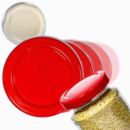 Zakrętki do słoików dekielki pokrywki nakrętki wieczka  53mm 6 szt WZÓR R