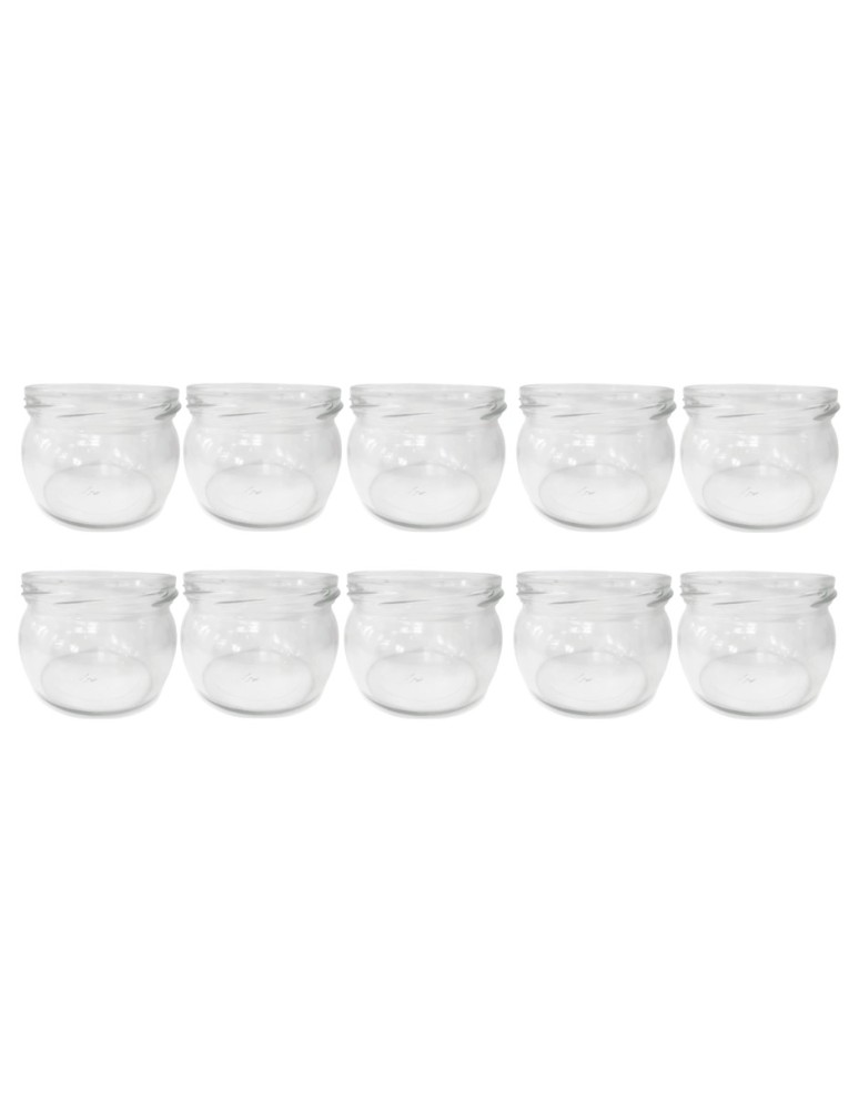 Słoiki - Słoiki 260ml słoiczki na dżem przyprawy deserki konfitury 10szt. 82mm PZH - product MODO24.PL 2