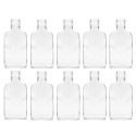 Butelki 100ml piersiówki kieszonkowe na sok nalewki fi28 10szt BEZ NAKRETEK
