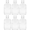 Butelki 100 ml piersiówki kieszonkowe na sok nalewki fi28 6szt BEZ NAKRETEK