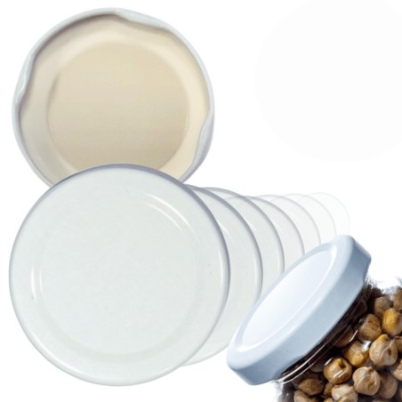 Zakrętki do słoików dekielki pokrywki nakrętki wieczka  53mm 10 szt WZÓR B