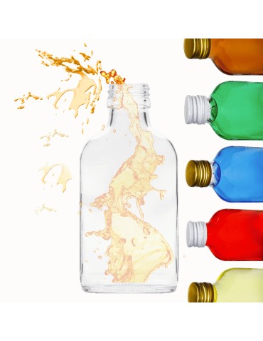 Butelka 100 ml piersiówka kieszonkowa na sok nalewki fi28 1szt BEZ NAKRETKI