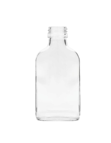 Butelka 100 ml piersiówka kieszonkowa na sok nalewki fi28 1szt BEZ NAKRETKI - produkt 2