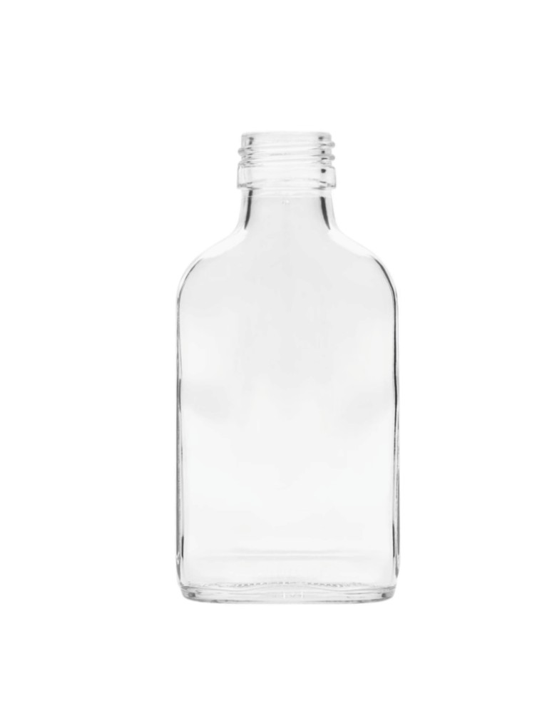 Szklane butelki na alkohol - galoniki - Butelka 100 ml piersiówka kieszonkowa na sok nalewki fi28 1szt BEZ NAKRETKI - product MODO24.PL 2