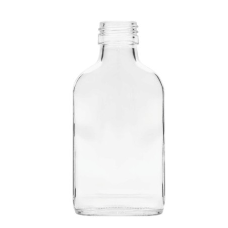 Butelka 100 ml piersiówka kieszonkowa na sok nalewki fi28 1szt BEZ NAKRETKI