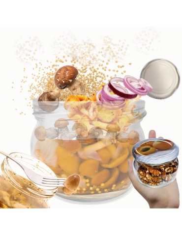 Słoik 260ml słoiczki na dżem przyprawy deserki konfitury 1szt. 82mm PZH