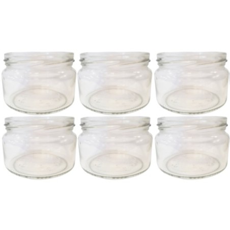 Słoiki 250ml słoiczki na dżem przyprawy deserki konfitury 6szt. 82mm PZH