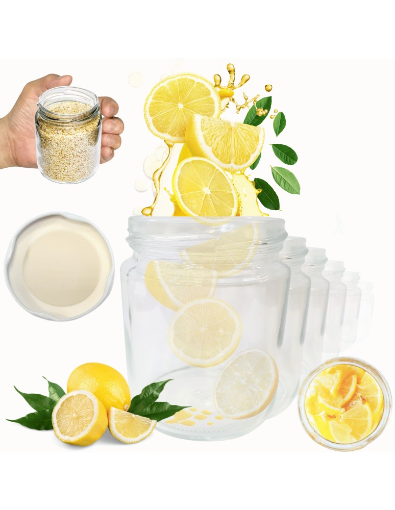 Słoiki - Słoiki 250ml słoiczki na dżem przyprawy deserki konfitury 30szt. 66mm PZH - produkt MODO24.PL 1