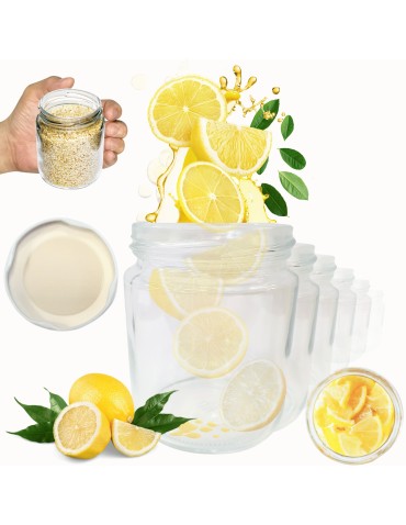 Słoiki 250ml słoiczki na dżem przyprawy deserki konfitury 10szt. 66mm PZH