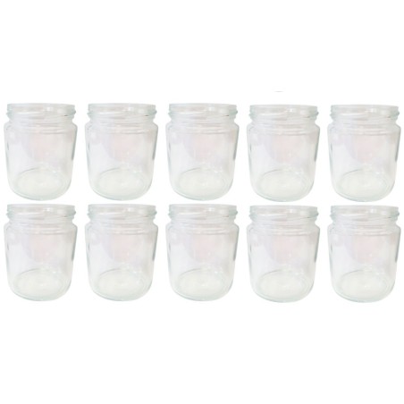 Słoiki 250ml słoiczki na dżem przyprawy deserki konfitury 10szt. 66mm PZH