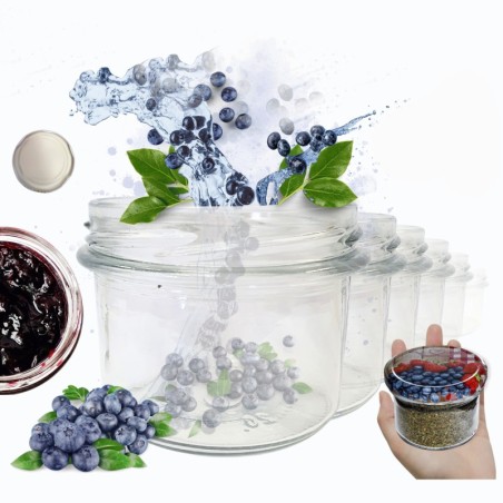 Słoiki 235ml słoiczki na dżem przyprawy deserki konfitury 60szt. 82mm PZH