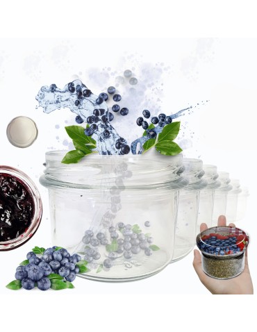 Słoiki 235ml słoiczki na dżem przyprawy deserki konfitury 10szt. 82mm PZH