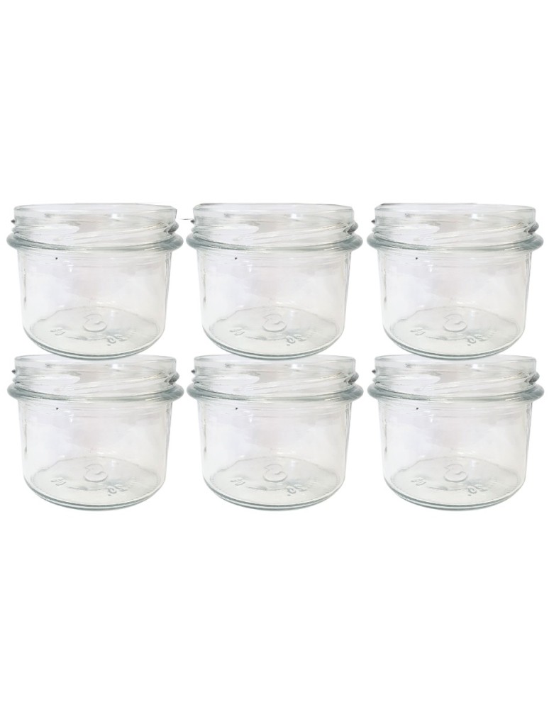 Słoiki - Słoiki 235ml słoiczki na dżem przyprawy deserki konfitury 6szt. 82mm PZH - product MODO24.PL 2