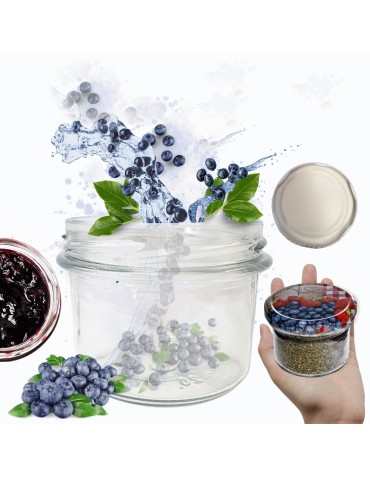 Słoik 235ml słoiczki na dżem przyprawy deserki konfitury 1szt. 82mm PZH