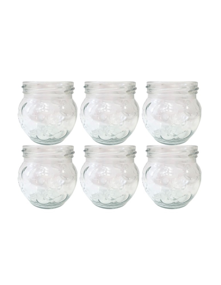 Słoiki - Słoiki 215ml słoiczki na dżem przyprawy deserki konfitury 6szt. 66mm PZH - product MODO24.PL 2