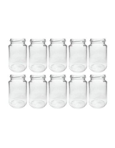 Słoiki 190ml 0,2 dżemy konfitury przyprawy deserki 10sztuk 53mm PZH - produkt 2