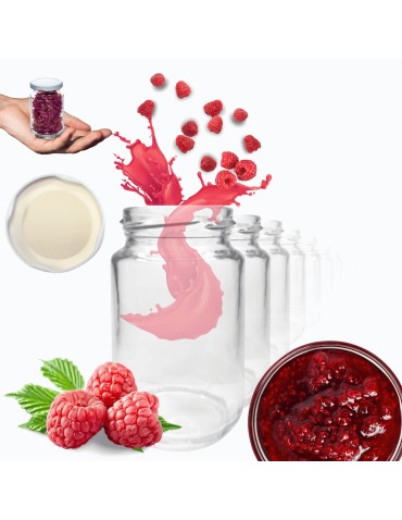 Słoiki 190ml 0,2 dżemy konfitury przyprawy deserki 6sztuk 53mm