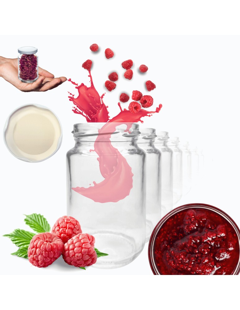 Słoiki - Słoiki 190ml 0,2 dżemy konfitury przyprawy deserki 6sztuk 53mm - produkt MODO24.PL 1