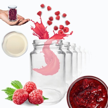 Słoiki 190ml 0,2 dżemy konfitury przyprawy deserki 6sztuk 53mm