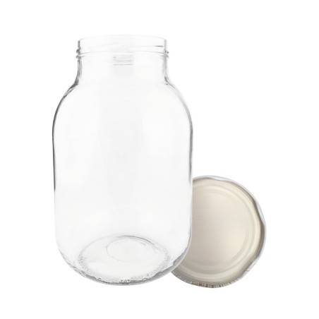 Słoik 3000ml 3l na ogórki soki grzyby nalewki KOMPLET z POKRYWKĄ 100mm PZH