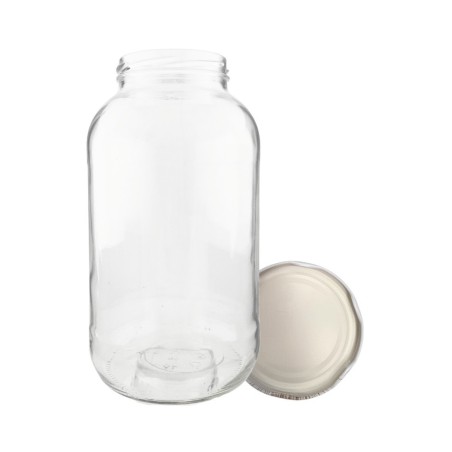 Słoik 2000ml 2l na ogórki soki grzyby nalewki KOMPLET z POKRYWKĄ 82mm