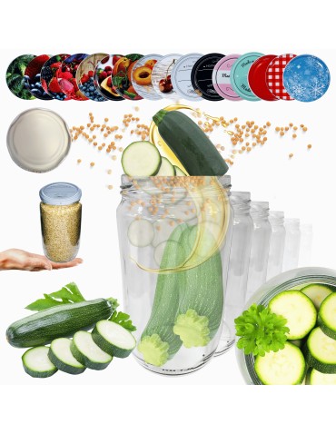 Słoiki 720ml słoiki na dżem przeciery sałatki 60kpl zakrętki 82mm 0,7L PZH