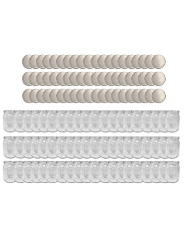 Słoiki 540ml 60 KOMPLETÓW z POKRYWKĄ słoiki na pasztet dżemy zaprawy 82mm - produkt 2