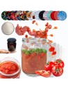 Słoiki 540ml 10 KOMPLETÓW z POKRYWKĄ słoiki na pasztet dżemy zaprawy 82mm