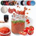 Słoiki 540ml 6 KOMPLETÓW z POKRYWKĄ słoiki na pasztet dżemy zaprawy 82mm